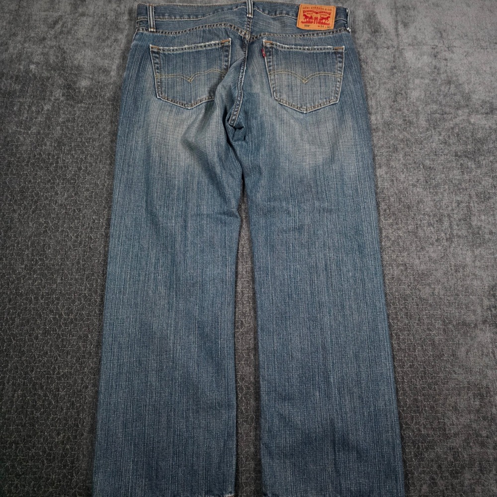 Levi's 559 Relaxed Straight Jeans Men 34x30 Blue Medium Wash Denim Baggy Skater